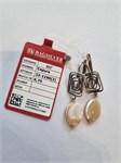 Серьги из серебра с барочным жемчугом арт.3262 3262 - фото 9633