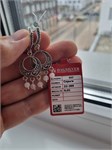 Серьги из серебра с розовым кварцем арт.3242 3242 - фото 9655