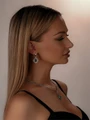 Кулон из серебра с хризопразом 2941