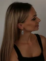 Серьги из серебра в "Этно"  стиле 3235