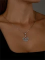Подвеска из серебра с кораллом 2449